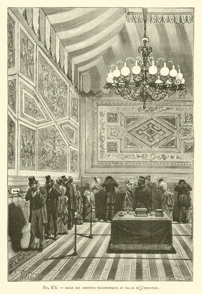 Telefonhørerom på Palais De LIndustrie av French School